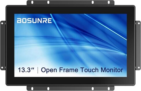 32 Inch Open Frame Capacitive PCAP Touch Monitor,FHD 1920x1080 LED-Backlit Industrial Touch Display, Open Frame Design Touch Screen Monitor Display,HD-MI & VGA Ports,Large Touch Screen in Saudi Arabia