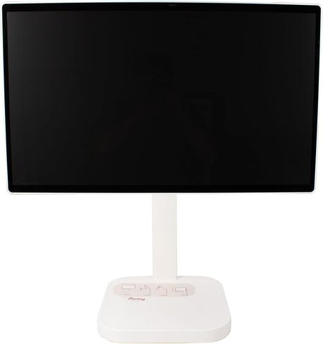LG Swing 32U889SA-W 32" 4K UHD (3840×2160) IPS Multi-Touch Smart Monitor Bundle | HDR10, webOS, Built-in Speakers, HDMI & USB-C Connectivity, Adjustable Wheeled Stand + HDMI Cable + Cable Ties + More in Kuwait