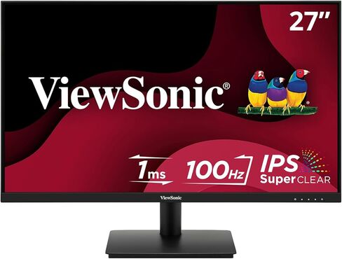 شاشة فيوسونيك VS2747-H مقاس 27 بوصة 1080 بكسل IPS مع 100 هرتز، ومعدل تحديث متغير، وإطارات رفيعة، والعناية بالعين، وHDMI، وVGA (متجدد) in Kuwait