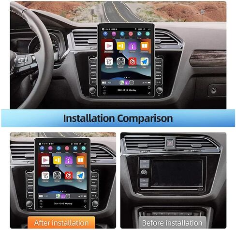 ترقية راديو ستيريو للسيارة 4+64G مزدوج Din لسيارة Mercedes Benz Sprinter 2007-2018 GPS Navi Head Unit 9.7 بوصة شاشة تعمل باللمس Android 14 w/Wireless Carplay Android Auto Bluetooth WiFi FM SWC DSP كاميرا احتياطية in Kuwait