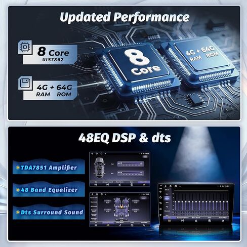 Android 13 4+64G لترقية راديو Ford F150 2015-2020، شاشة 9 بوصة F150 وحدة رأس ستيريو مع أزرار مادية Carplay Android Auto GPS 5G WiFi FM/AM 48EQ 1080P كاميرا تحتفظ بوظائف OEM in Kuwait