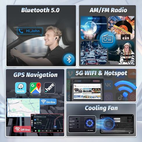 Android 13 4+64G لترقية راديو Ford F150 2015-2020، شاشة 9 بوصة F150 وحدة رأس ستيريو مع أزرار مادية Carplay Android Auto GPS 5G WiFi FM/AM 48EQ 1080P كاميرا تحتفظ بوظائف OEM in Kuwait