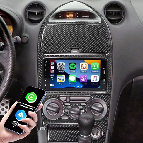 راديو السيارة لتويوتا سيليكا 2000 2001 2002 2003 2004 2005 مع Carplay اللاسلكي Android Auto Android، ترقية شاشة اللمس مع بلوتوث GPS للملاحة HiFi FM Head Unit كاميرا احتياطية in Kuwait
