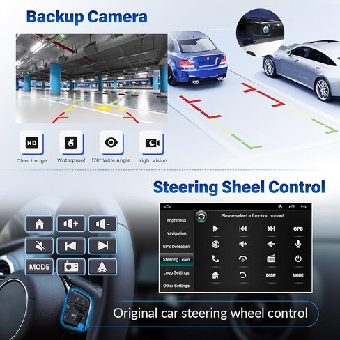راديو السيارة لتويوتا سيليكا 2000 2001 2002 2003 2004 2005 مع Carplay اللاسلكي Android Auto Android، ترقية شاشة اللمس مع بلوتوث GPS للملاحة HiFi FM Head Unit كاميرا احتياطية in Kuwait