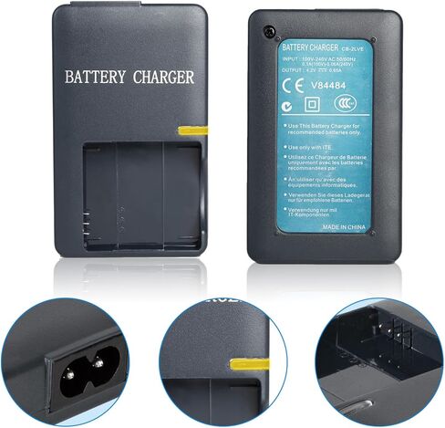 شاحن بطارية NB-4L متوافق مع بطارية Canon CB-2LV CB-2LVE لكاميرا PowerShot SD200 SD300 SD400 SD430 SD600 SD630 SD750 SD780 هو SD940 هو SD960 هو SD1000 SD1100 هو الكاميرا in Kuwait