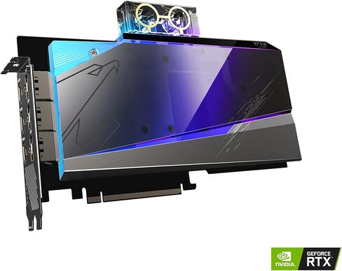 بطاقة رسومات GIGABYTE AORUS GeForce RTX 3080 Ti Xtreme WATERFORCE WB 12G، نظام تبريد Waterforce Water Block، 12 جيجابايت 384 بت GDDR6X، بطاقة فيديو GV-N308TAORUSX WB-12GD in Kuwait