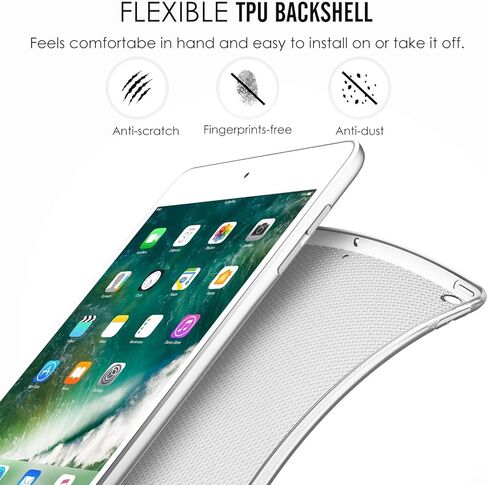 حافظات DuraSafe لجهاز iPad PRO 11 بوصة 2 [ Pro 11 2nd 2020 ] الجيل MY232LL/A MXDC2LL/A MXDE2LL/A MXDG2LL/A MY252LL/A MXDD2LL/A يتميز بحامل خفيف الوزن قابل للتعديل يتميز بتصميم أنيق - أسود in Kuwait