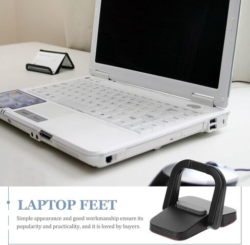 Totority Portable Laptop Stand Riser 2pcs Metal Invisible Cooling Holder Small Adjustable Notebook Feet for Desk Use in Kuwait