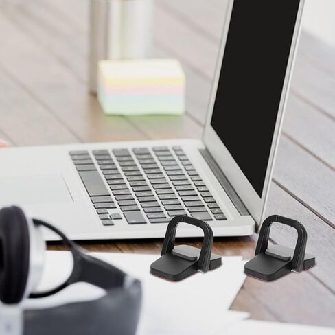 Totority Portable Laptop Stand Riser 2pcs Metal Invisible Cooling Holder Small Adjustable Notebook Feet for Desk Use in Kuwait