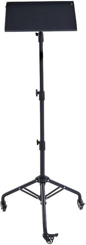 Brrnoo Projector Stand Floor Mount, Height Multifunctional Portable Laptop Stand with Swivel Wheels, Alloy Material for Home Movie Watching, Office Work and Presentations in Saudi Arabia