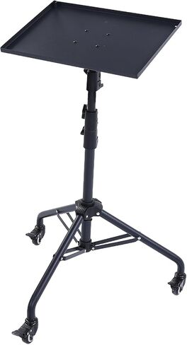 Brrnoo Projector Stand Floor Mount, Height Multifunctional Portable Laptop Stand with Swivel Wheels, Alloy Material for Home Movie Watching, Office Work and Presentations in Saudi Arabia