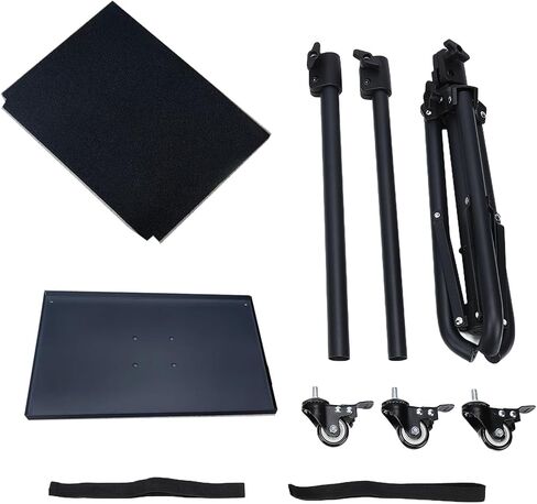 Brrnoo Projector Stand Floor Mount, Height Multifunctional Portable Laptop Stand with Swivel Wheels, Alloy Material for Home Movie Watching, Office Work and Presentations in Saudi Arabia