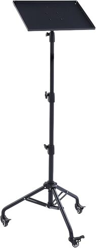 Brrnoo Projector Stand Floor Mount, Height Multifunctional Portable Laptop Stand with Swivel Wheels, Alloy Material for Home Movie Watching, Office Work and Presentations in Saudi Arabia