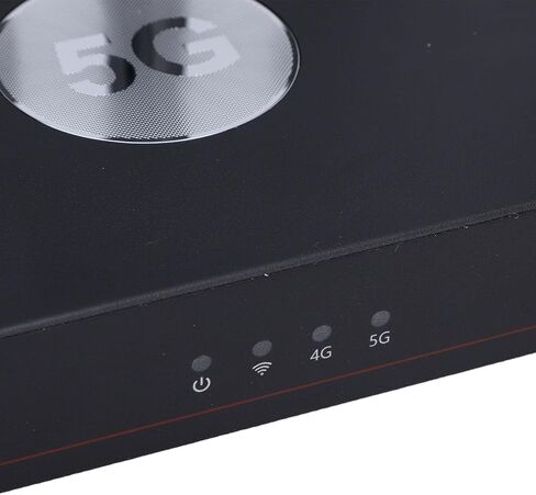 POCREATION 5G WiFi 6 Router جهاز توجيه خلوي شبكي ثنائي النطاق مع فتحات SIM مزدوجة 7 هوائيات عالية الكسب لبث 4K أكثر من 100 جهاز بتغطية 2000 قدم مربع (قابس الولايات المتحدة) in Kuwait