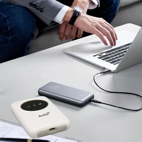 EBTOOLS 4G Mobile WiFi Hotspot، جهاز توجيه LTE محمول مع بطارية 3200 مللي أمبير في الساعة، فتحة بطاقة SIM صغيرة، سرعة 150 ميجابت في الثانية، لأجهزة الكمبيوتر المحمول والهاتف والكمبيوتر اللوحي والسفر في أوروبا وآسيا وأفريقيا والشرق الأوسط in Kuwait