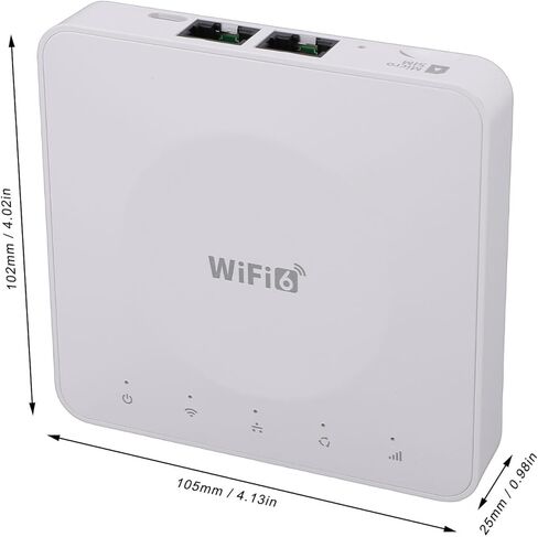 4G Router, Portable Mobile Hotspot with SIM Card Slot and 300Mbps Speed for Home Office Travel, Supports 32 Devices and Multiple LTE Bands in Kuwait
