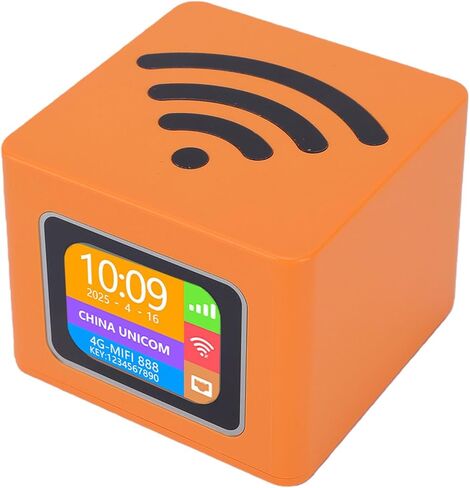 جهاز توجيه واي فاي محمول POCREATION 4G LTE WiFi6 مع فتحة SIM وشاشة LED وبطارية 3000 مللي أمبير في الساعة تدعم 32 جهازًا للسفر والأعمال الخارجية in Kuwait