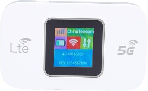GOWENIC 5G Mobile Hotspot Router, 300Mbps High Speed Portable WiFi Device with WPA2 Encryption for Travel Outdoor in Europe Asia in Kuwait