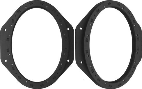 Exact Fit 6 x9 Front Door Speaker Adapters Compatible with Ford Expedition Explorer F150 F250 F350 F450 F550 F600 Lincoln Navigator - RSAK135_69-1 Pair in Kuwait