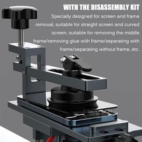 LCD Screen Separator Machine,360 Rotation,165 * 75mm Working Area,45° Tilt,Mobile Phone Screen Repair Platform for Devices in Kuwait