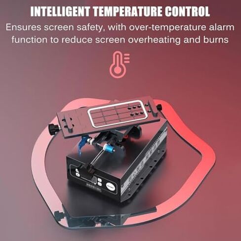 LCD Screen Separator Machine,360 Rotation,165 * 75mm Working Area,45° Tilt,Mobile Phone Screen Repair Platform for Devices in Kuwait