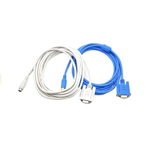 PLC Programming Cable Download Cable SC-11 RS232 Serial Port 3meter for FX Series Module(Blue,5m) in Kuwait