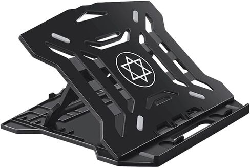 Foldable Laptop Stand Computer Bracket Portable Notebook Holder Adjustable Heat Dissipation Rack for Desktop Office Use with Phone Stand Random Color in Kuwait