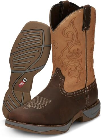 Tony Lama Men's 3R Junction Dusty Work Boot Square Toe in Saudi Arabia