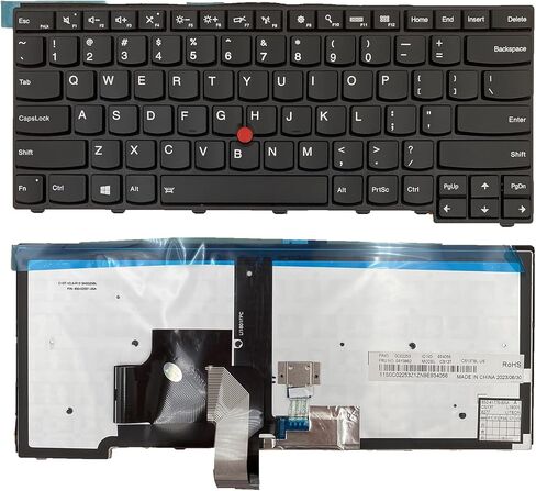 Laptop Replacement US Layout with Pointing with Backlight Keyboard for Lenovo Thinkpad T431 T431S E431 T440 T440P T440S E440 L440 T450 T450S T460 L450 T440E 04W2250 04W3025 MP-12M13US-4442W in Kuwait