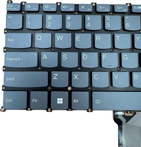 Laptop Replacement US Layout with Backlight Keyboard for Lenovo Slim 7 Prox 14arh7 82V2, Yoga 7 14IAL7 14ARB7 82QE 82QF Laptop SN21G96066 PT4SB in Kuwait