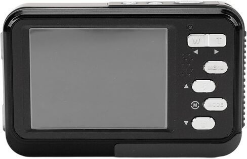 Underwater Camera 4K 48MP Dual Screen, Water 11ft Black - High Resolution, Autofocus, Ideal for Snorkeling and Outdoor Adventures (Black) in Kuwait