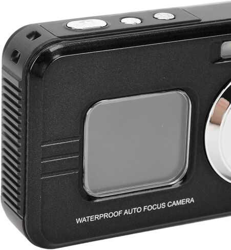 Underwater Camera 4K 48MP Dual Screen, Water 11ft Black - High Resolution, Autofocus, Ideal for Snorkeling and Outdoor Adventures (Black) in Kuwait