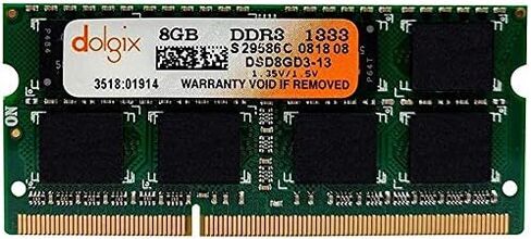 Dolgix MACMEMORY 16GB Kit (2X8GB) PC3-10600 1333MHz SODIMM 204-Pin Laptop Memory for Apple Models in Kuwait