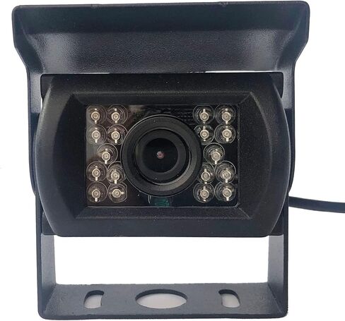 AHD 1080P Car Backup Camera System,5" LCD IPS Screen Monitor + 4 Pin 18LED Night Vision Waterproof Reverse Rear View Mirror Camera 33ft Cable for RV Bus Truck Trailer Camper 12V-24V in Saudi Arabia
