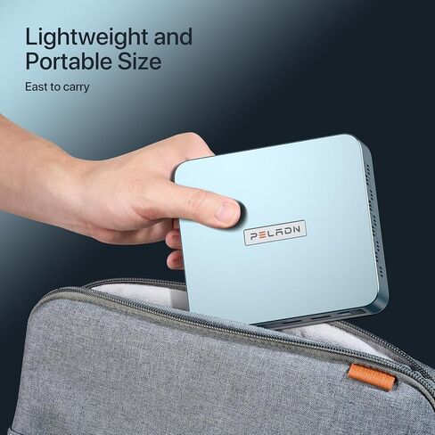 PELADN Mini PC، N5095، 8GB DDR4/256GB SSD، Dual HD، كمبيوتر مكتبي صغير، WiFi5 4K/60 هرتز ثنائي العرض USB3.2/BT4.2 أجهزة كمبيوتر صغيرة للأعمال المنزلية in Kuwait