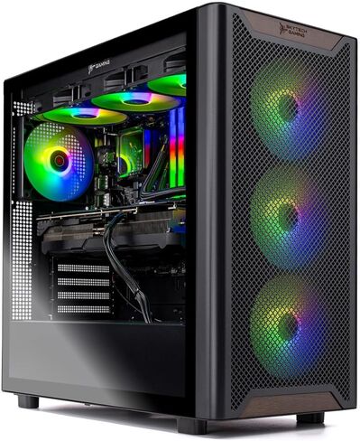 Skytech Gaming Chronos 3 Desktop PC, Ryzen 7 9700X 3.8 GHz (5.5GHz), NVIDIA RTX 4060 8GB, 1TB NVMe SSD, 16GB DDR5 RAM 5200, 650W Gold PSU, 360mm ARGB AIO, Wi-Fi, Win 11 in Kuwait