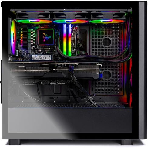 Skytech Gaming Chronos 3 Desktop PC, Ryzen 7 9700X 3.8 GHz (5.5GHz), NVIDIA RTX 4060 8GB, 1TB NVMe SSD, 16GB DDR5 RAM 5200, 650W Gold PSU, 360mm ARGB AIO, Wi-Fi, Win 11 in Kuwait