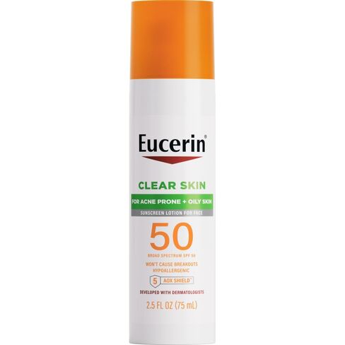 لوشن الوقاية من الشمس للوجه بعامل حماية من الشمس SPF 50 من يوسيرين مع معادن ماصة للزيت، زجاجة بحجم 2.5 أونصة سائلة in Kuwait