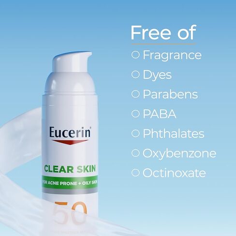 لوشن الوقاية من الشمس للوجه بعامل حماية من الشمس SPF 50 من يوسيرين مع معادن ماصة للزيت، زجاجة بحجم 2.5 أونصة سائلة in Kuwait