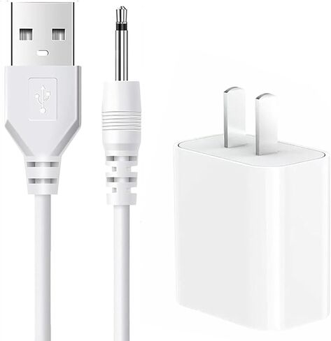 5V 2A Vibrating Charger USB A to DC 2.5mm Fast Charging Cable for Vibrating Massager, Toys, Beauty Devices, Lights, Fans, Speakers Replacement DC Charging Cord Power Adapter Charger Cable 3.3ft in Kuwait
