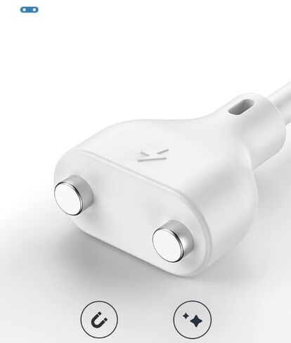 Accessonico Magnetic USB Charger, DC Cable 3ft Replacement Charging Cord for Rechargeable Toys Electric Toothbrush (6MM) in Saudi Arabia