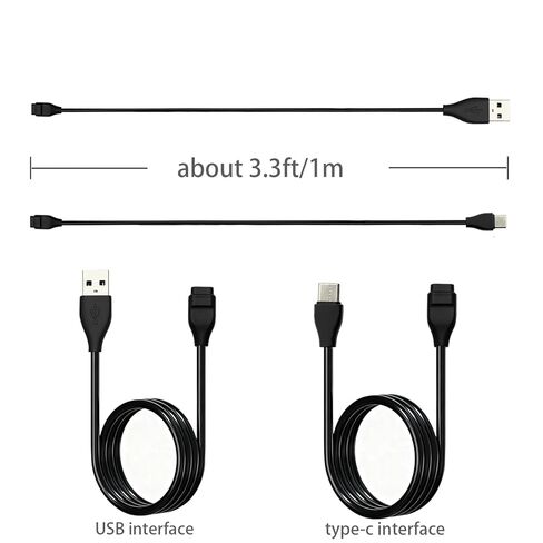 2-Pack 3.3ft Replacement Charging Cable, Charger for Coros Pace 3/Pace 2/Apex 2 Pro/Apex 2/Apex/Vertix 2/Vertix /Apex42mm/Apex46mm Smart Sports Watches in Kuwait