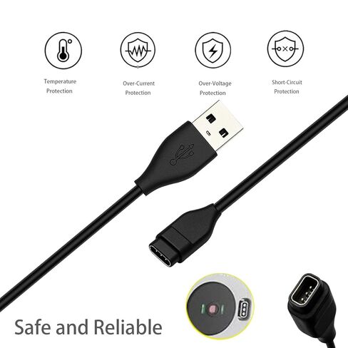 2-Pack 3.3ft Replacement Charging Cable, Charger for Coros Pace 3/Pace 2/Apex 2 Pro/Apex 2/Apex/Vertix 2/Vertix /Apex42mm/Apex46mm Smart Sports Watches in Kuwait