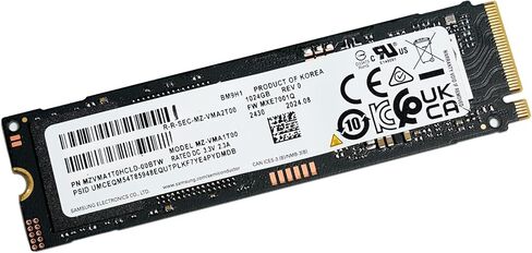 Mavark OEM BM9C1 1 تيرابايت NVMe M.2 2280 SSD داخلي - PCIe 4.0، ما يصل إلى 5000 ميجابايت/ثانية، تخزين عالي الكفاءة لأجهزة الكمبيوتر المحمولة وأجهزة الكمبيوتر المكتبية وأجهزة الكمبيوتر المخصصة للألعاب (MZVMA1T0HCLD‑00BTW) in Kuwait
