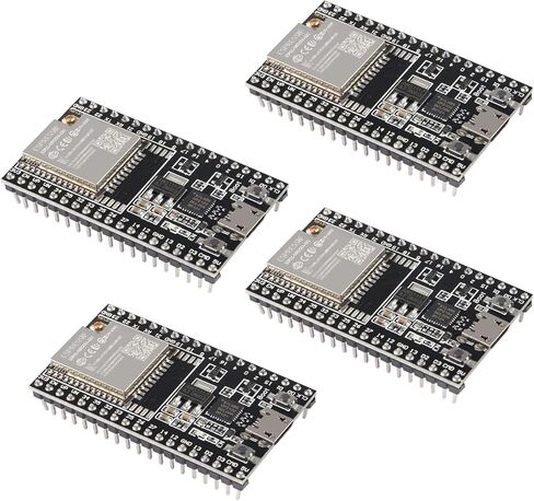 DORHEA 4PCS ESP32-DevKitC Core Board ESP32 Development Board ESP32-WROOM-32U Wireless WiFi Development Board Amplifier Filter Module in Kuwait
