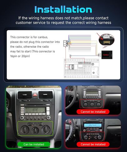 Rimoody 4G+64G Android 15 Car Stereo for Volkswagen Jetta 5 2005-2010 with Wireless Carplay Android Auto, 10.1'' in-Cell Screen Head Unit with GPS/Bluetooth 5.0/FM RDS/EQ/5G-WIFI Backup Camera SWC in Kuwait
