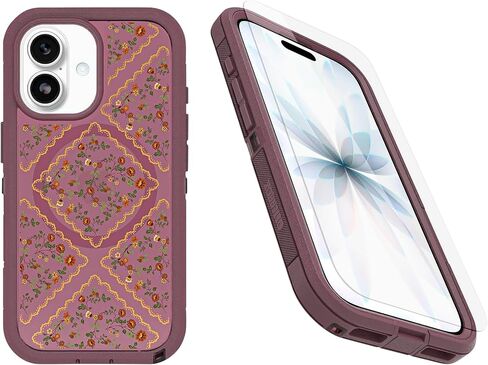 حزمة OtterBox iPhone 17 (فقط): حافظة Defender Series XT وواقي الشاشة - Offgrid (أزرق) - أزرار كبس على MagSafe - قوية - متينة ومتينة in Kuwait