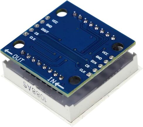 3 قطع MAX7219 8x8 LED وحدة عرض نقطية - تحكم 5 فولت MCU مع دعم متتالي، مجموعة 3.2 سم DIY لمشاريع Arduino/Raspberry Pi in Kuwait