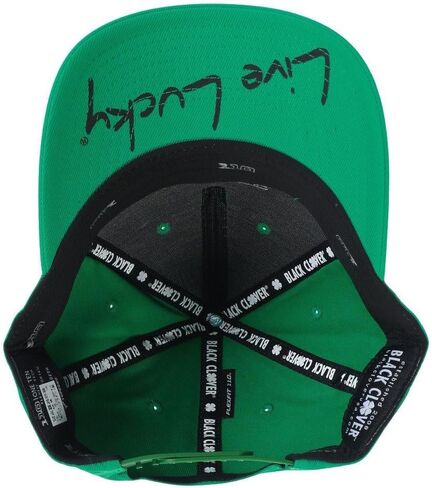 Black Clover New Live Lucky Clover Nation 14 Green/Black Adjustable Golf Snapback Hat in Saudi Arabia