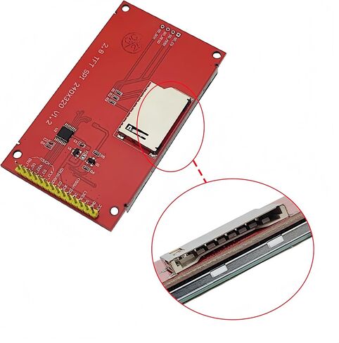 2.8 بوصة TFT LCD وحدة 320x240 SPI Serial ILI9341 شاشة تعمل باللمس مقاومة مع قلم لمس متوافق مع Arduino STM32 in Kuwait